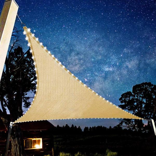 outdoor pads 3x3x3m triangle shade sail led light string awnings waterproof romantic warm oxford fabric sun gazebo garden yard
outdoor pads 3x3x3m triangle shade sail led light string awnings waterproof romantic warm oxford fabric sun gazebo garden yard