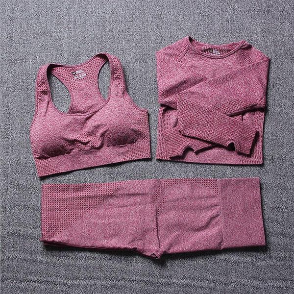 2/3/pcs seamless women yoga set high waist leggings sports suits sportswear gym clothing fitness long sleeve crop outfit
2/3/pcs seamless women yoga set high waist leggings sports suits sportswear gym clothing fitness long sleeve crop outfit