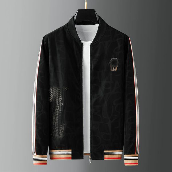 plus size fashion men jacket letters print slim fit bomber jacket men's zipper windbreaker jackets man casual coat1955, Black;brown
plus size fashion men jacket letters print slim fit bomber jacket men's zipper windbreaker jackets man casual coat1955, Black;brown