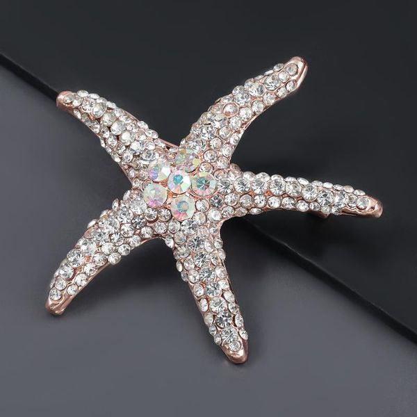 pins, brooches 2021 fashion metal rhinestone starfish brooch female creative corsage jewelry accessories, Gray
pins, brooches 2021 fashion metal rhinestone starfish brooch female creative corsage jewelry accessories, Gray