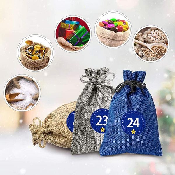 christmas decorations 24 pcs/set candy biscuit bag suit tricolor linen pocket drawstring gift party wedding favors and gifts packaging
christmas decorations 24 pcs/set candy biscuit bag suit tricolor linen pocket drawstring gift party wedding favors and gifts packaging