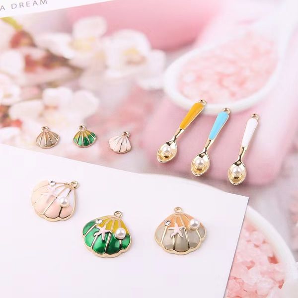 20pcs pearl seashell charms spoon enamel charms oil drop metal pendants floating earrings diy jewelry accessories, Bronze;silver
20pcs pearl seashell charms spoon enamel charms oil drop metal pendants floating earrings diy jewelry accessories, Bronze;silver