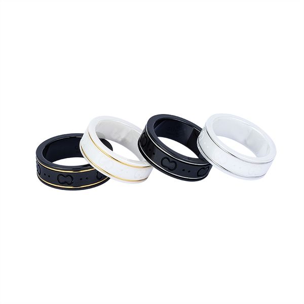 ceramic band rings black white for women men jewelry gold silver ring with box designer love ring mens luxury engagement nail wedding
ceramic band rings black white for women men jewelry gold silver ring with box designer love ring mens luxury engagement nail wedding