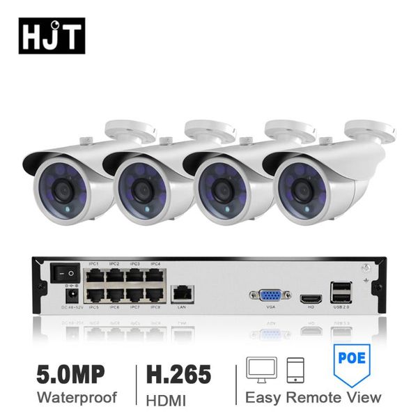 4ch / 8ch wired network camera 5.0mp built-in poe p2p 48v white h.265 cctv infrared night vision motion detection systems
4ch / 8ch wired network camera 5.0mp built-in poe p2p 48v white h.265 cctv infrared night vision motion detection systems