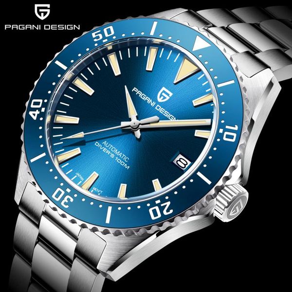 mechanical wristwatch 100m waterproof sapphire glass automatic watches sports watch for men reloj wristwatches, Slivery;brown
mechanical wristwatch 100m waterproof sapphire glass automatic watches sports watch for men reloj wristwatches, Slivery;brown