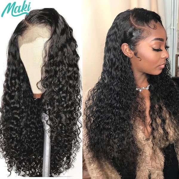 lace wigs maki hair deep curly frontal wig wet and wavy front human women brown brazilian water, Black;brown
lace wigs maki hair deep curly frontal wig wet and wavy front human women brown brazilian water, Black;brown
