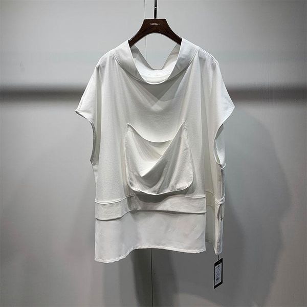 men's t-shirts summer traditional style, big pocket design, loose collar, sleeveless t-shirt, dark hipster stitching t-shirt, White;black
men's t-shirts summer traditional style, big pocket design, loose collar, sleeveless t-shirt, dark hipster stitching t-shirt, White;black