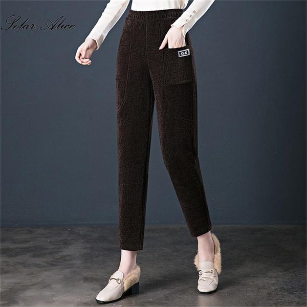 women's pants & capris 2021 autumn and winter high waist loose middle-aged mother's harem chenille casual, Black;white
women's pants & capris 2021 autumn and winter high waist loose middle-aged mother's harem chenille casual, Black;white