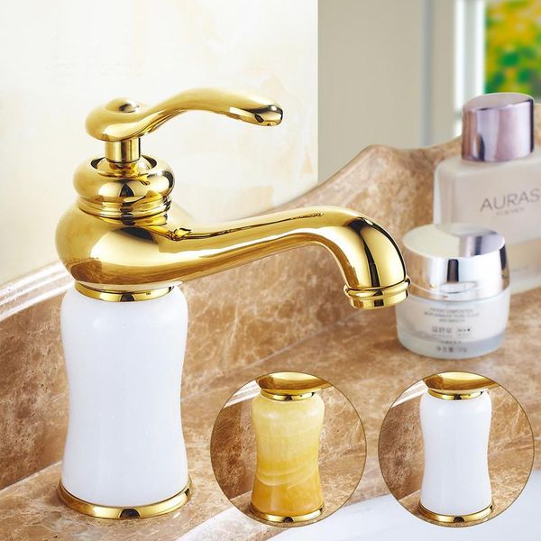 bathroom sink faucets european yellow/white jade marble basin faucet and cold mixer water tap, copper gold plated style wash whosale
bathroom sink faucets european yellow/white jade marble basin faucet and cold mixer water tap, copper gold plated style wash whosale