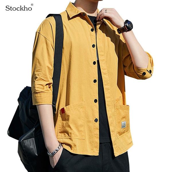 men's casual shirts short-sleeved 2021 autumn half-sleeved cotton fashion five-point sleeve jacket 18-35y, White;black
men's casual shirts short-sleeved 2021 autumn half-sleeved cotton fashion five-point sleeve jacket 18-35y, White;black