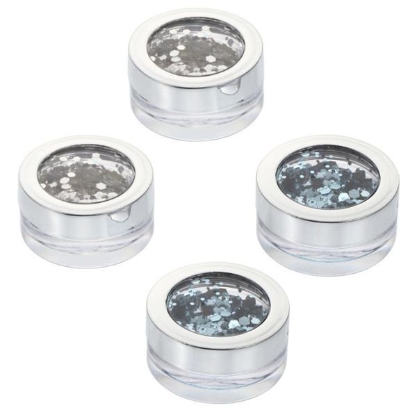 nail art equipment 4 box diy sequin manicure decoration craft accessories, Silver 
nail art equipment 4 box diy sequin manicure decoration craft accessories, Silver