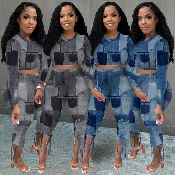 women's two piece pants 2021 quality women set 2pcs denim patchwork short top, White
women's two piece pants 2021 quality women set 2pcs denim patchwork short top, White