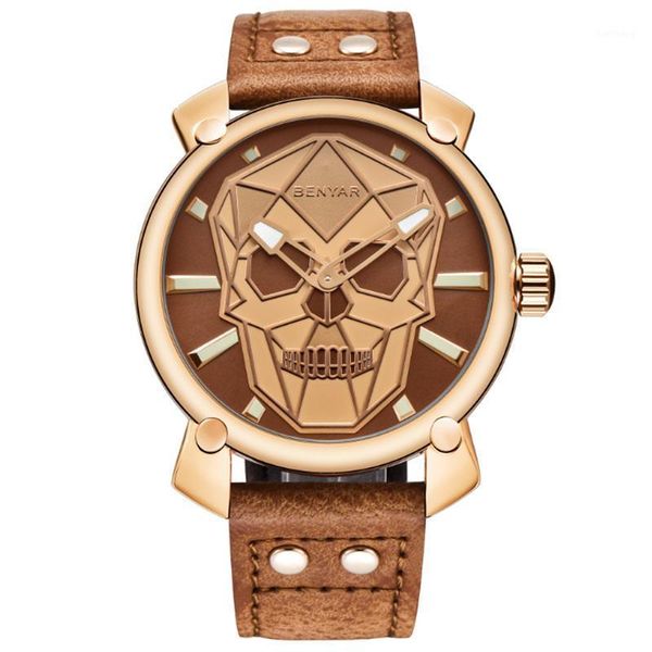 wristwatches benyar 2021 rose gold trend mens watch quartz movement brown leather strap male clock round case special boy wristwatch a521, Slivery;brown
wristwatches benyar 2021 rose gold trend mens watch quartz movement brown leather strap male clock round case special boy wristwatch a521, Slivery;brown