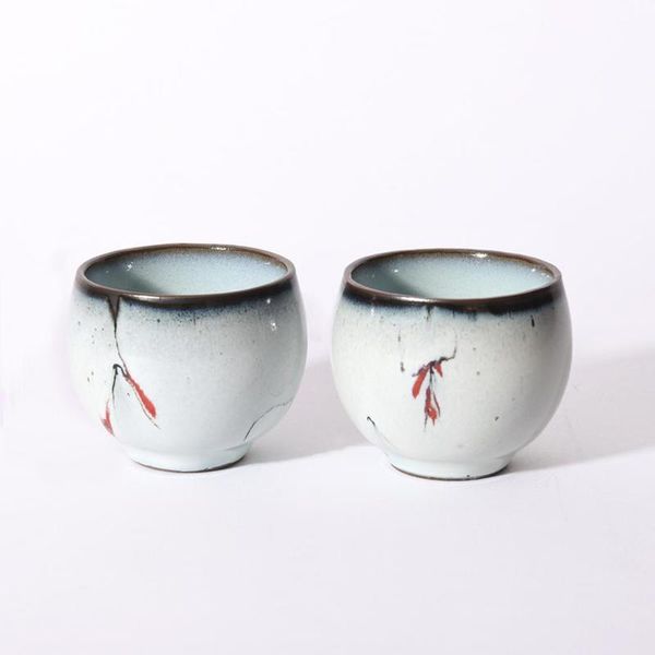 cups & saucers handmade ceramic cup set, traditional flamed glazed pottery porcelain handcraft teacups, 2pack
cups & saucers handmade ceramic cup set, traditional flamed glazed pottery porcelain handcraft teacups, 2pack