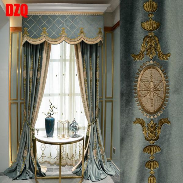 custom curtains european living room high-grade embroidery dutch velvet blue cloth blackout curtain tulle valance drape b407 & drapes
custom curtains european living room high-grade embroidery dutch velvet blue cloth blackout curtain tulle valance drape b407 & drapes