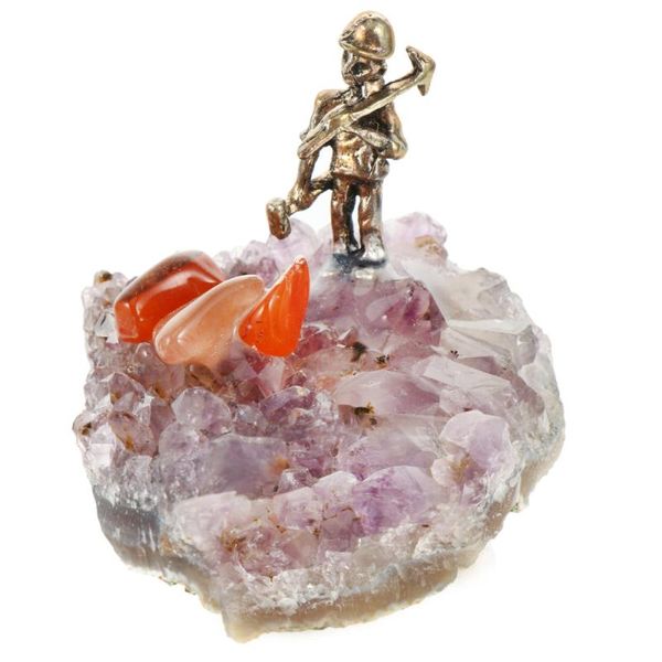 decorative objects & figurines 1pc natural amethyst cluster miner figurine decor home ornament
decorative objects & figurines 1pc natural amethyst cluster miner figurine decor home ornament