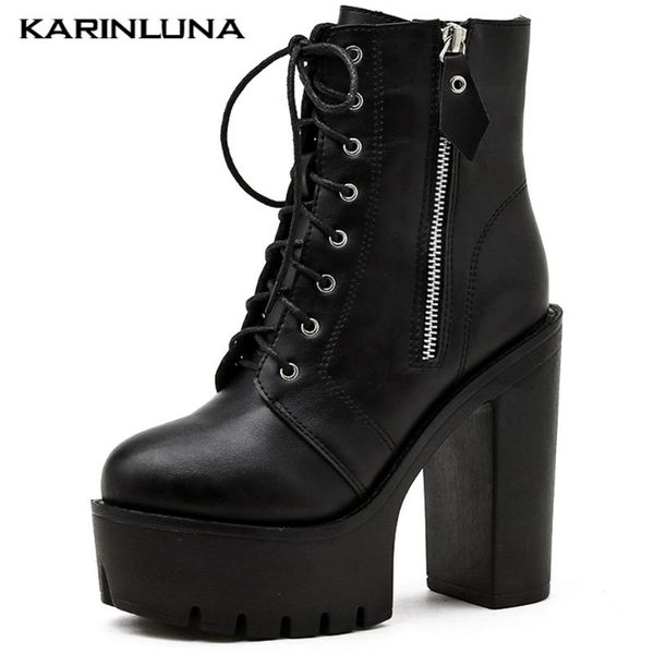 boots brand design trendy shoes women arrivals 2021 zip up round toe ankel leisure fashion shoelace platform non-slip, Black
boots brand design trendy shoes women arrivals 2021 zip up round toe ankel leisure fashion shoelace platform non-slip, Black