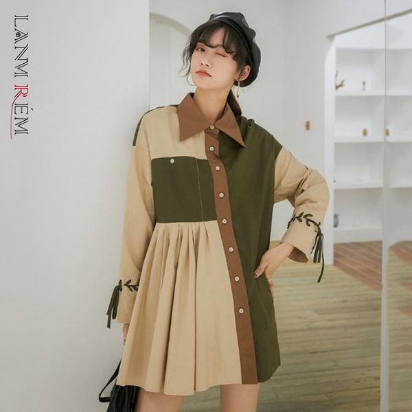 khaki stitching color dresses summer women's loose long sleeve casual dress female streetwear clothes 2d1499 210507, Black;gray
khaki stitching color dresses summer women's loose long sleeve casual dress female streetwear clothes 2d1499 210507, Black;gray