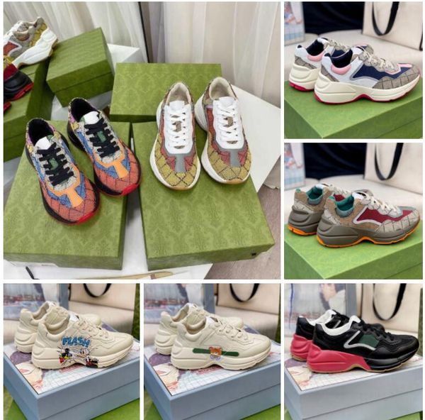 2021 designer torre shoes rhyton sneakers beige men trainers vintage luxury chaussures ladies shoe designers sneaker with box size 35-46, Black
2021 designer torre shoes rhyton sneakers beige men trainers vintage luxury chaussures ladies shoe designers sneaker with box size 35-46, Black