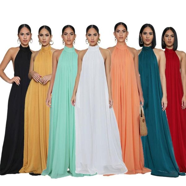 jumpsuit women elegant sleeveless halter chiffon loose one piece romper hollow back wide leg jumpsuits wholesale drop women's & rompers, Black;white
jumpsuit women elegant sleeveless halter chiffon loose one piece romper hollow back wide leg jumpsuits wholesale drop women's & rompers, Black;white