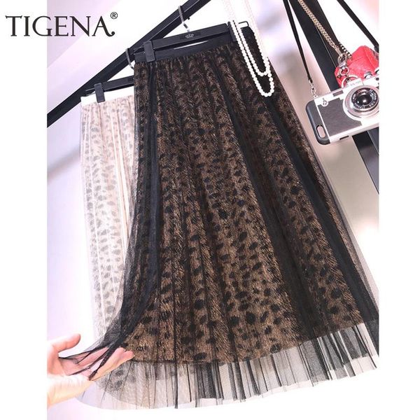 skirts tigena tulle leopard women fashion 2021 autumn winter high waist pleated vintage skirt female elegant long maxi, Black
skirts tigena tulle leopard women fashion 2021 autumn winter high waist pleated vintage skirt female elegant long maxi, Black