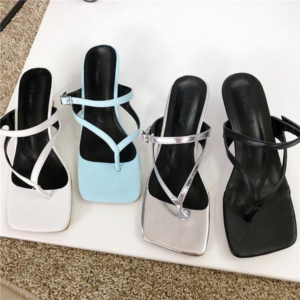 summer slippers thin high heel slides female slip on flip flop ladies brand narrow band sandal shoes pumps, Black
summer slippers thin high heel slides female slip on flip flop ladies brand narrow band sandal shoes pumps, Black