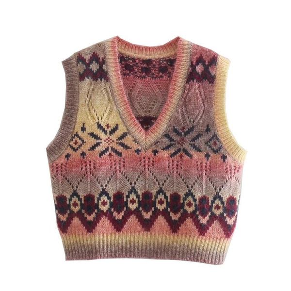 women's vests woman minimalist v neck patchwork knitted vest 2021 autumn fashion female print ladies vintage sleeveless knitwear, Black;white
women's vests woman minimalist v neck patchwork knitted vest 2021 autumn fashion female print ladies vintage sleeveless knitwear, Black;white