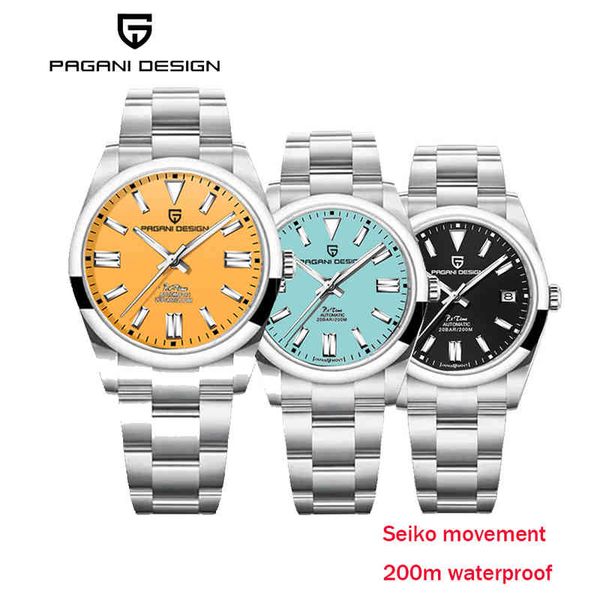 2021 new pagani design men's luxury mechanical watch sapphire 200m waterproof clock seiko nh35 men automatic reloj hombre
2021 new pagani design men's luxury mechanical watch sapphire 200m waterproof clock seiko nh35 men automatic reloj hombre