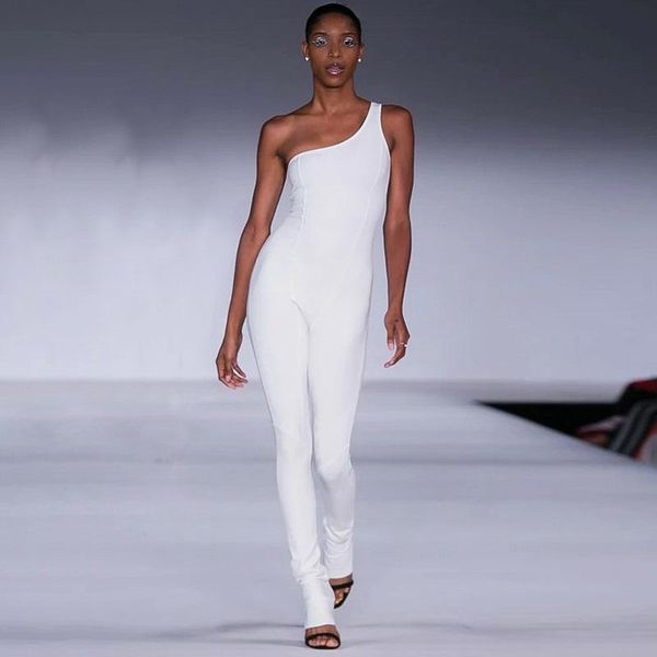 women's jumpsuits & rompers laisiyi casual one-shoulder solid sleeveless bodycon jumpsuit 2021 summer women fashion streetwear outfits, Black;white
women's jumpsuits & rompers laisiyi casual one-shoulder solid sleeveless bodycon jumpsuit 2021 summer women fashion streetwear outfits, Black;white