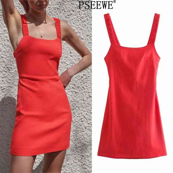 dress woman red strappy short es women summer backless ruched slip mini slim club party es 210519, Black;gray
dress woman red strappy short es women summer backless ruched slip mini slim club party es 210519, Black;gray