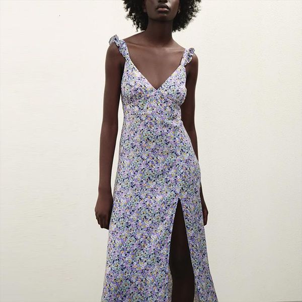 summer vintage midi za print womens dresses sleeveless elastic bust hollow out female elegant split fork vestidos, Black;gray
summer vintage midi za print womens dresses sleeveless elastic bust hollow out female elegant split fork vestidos, Black;gray