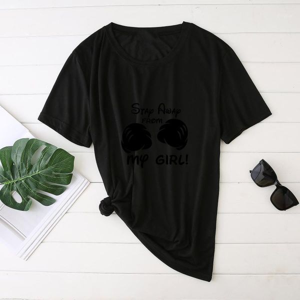 women's t-shirt casual lovers fashion o-neck short sleeve summer tees ropa de mujer valentine's day, White
women's t-shirt casual lovers fashion o-neck short sleeve summer tees ropa de mujer valentine's day, White