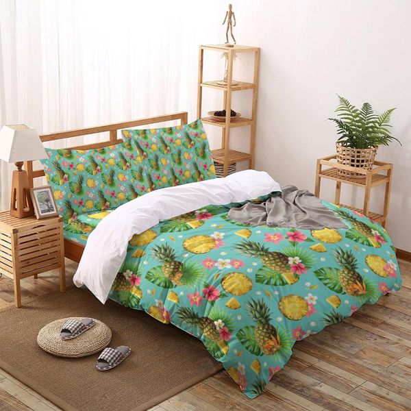 pineapple palm leaves print comforter bedding set duvet cover king bed home housse de couette gift sets
pineapple palm leaves print comforter bedding set duvet cover king bed home housse de couette gift sets