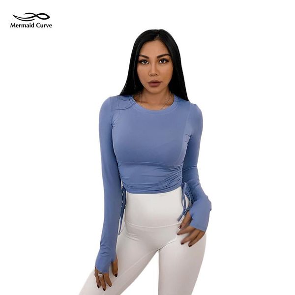 spring autumn fitness clothes women tight elastic double drawstring long sleeve sports t-shirt yoga shirts pilates training outfits, White;red
spring autumn fitness clothes women tight elastic double drawstring long sleeve sports t-shirt yoga shirts pilates training outfits, White;red