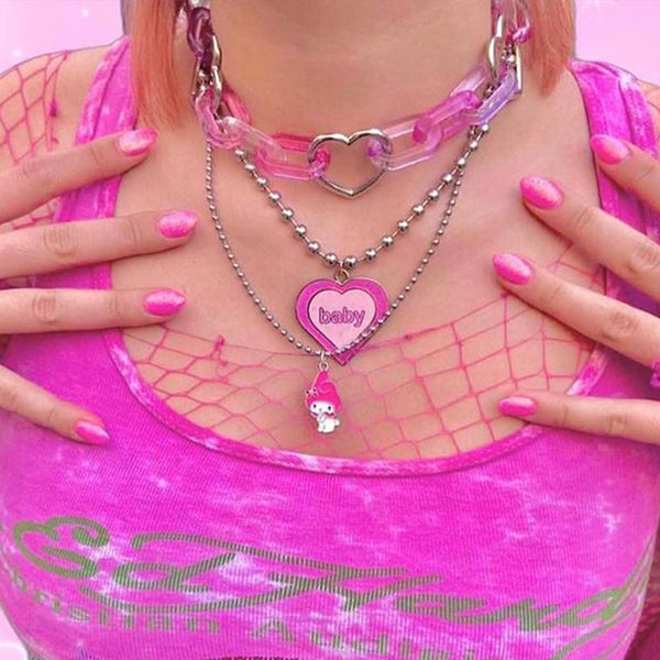 pendant necklaces y2k jewelry heart letter angel moon baby necklace for women metal vintage harajuku cute charms 90s aesthetic gifts, Silver
pendant necklaces y2k jewelry heart letter angel moon baby necklace for women metal vintage harajuku cute charms 90s aesthetic gifts, Silver