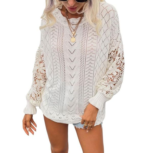 women's sweaters hirigin women hollow out sweater streetwear solid color round collar loose knitwear, black/ white, White;black
women's sweaters hirigin women hollow out sweater streetwear solid color round collar loose knitwear, black/ white, White;black