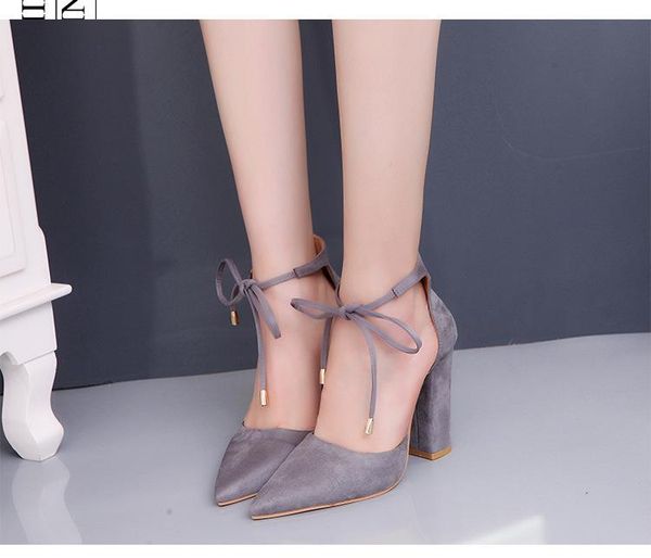 dress shoes 2021 spring and autumn european american large size women's fashion high-heeled strappy pointed high-heel, Black
dress shoes 2021 spring and autumn european american large size women's fashion high-heeled strappy pointed high-heel, Black