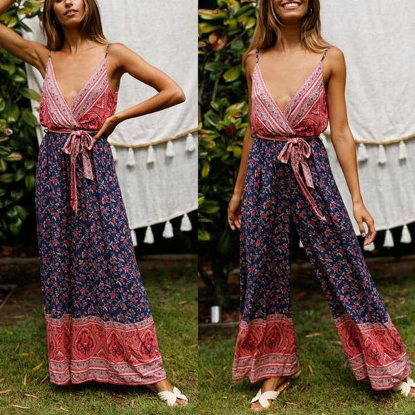 women's jumpsuits & rompers clothes 2021 summer sling jumpsuit tie waist printed drop, Black;white
women's jumpsuits & rompers clothes 2021 summer sling jumpsuit tie waist printed drop, Black;white
