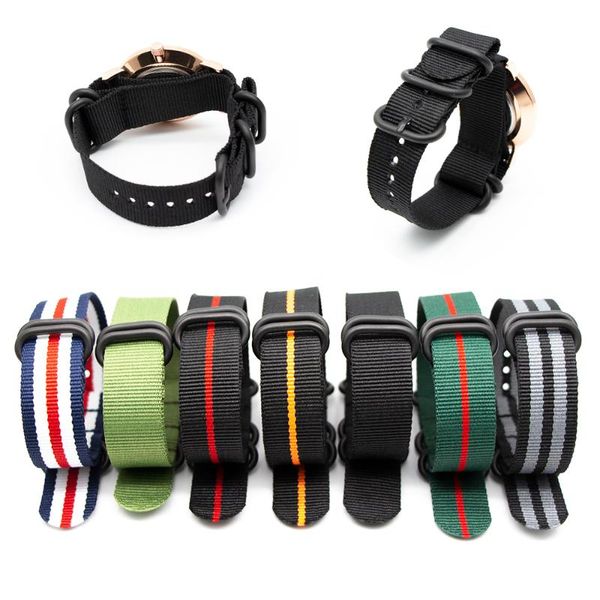 watch bands black 5 ring buckle replacement soft and comfortable sports nylon strap wristbands canvas band universal breathable, Black;brown
watch bands black 5 ring buckle replacement soft and comfortable sports nylon strap wristbands canvas band universal breathable, Black;brown