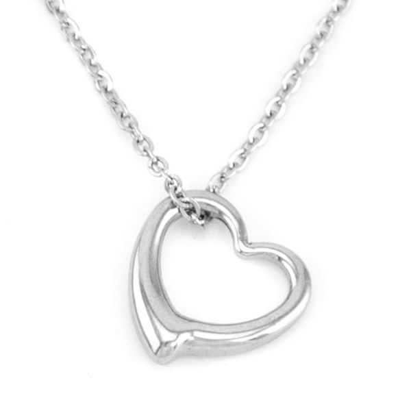 pendant necklaces simsimi heart women choker sliver color rolo chain stainless steel necklaces&pendants for gift, Silver
pendant necklaces simsimi heart women choker sliver color rolo chain stainless steel necklaces&pendants for gift, Silver