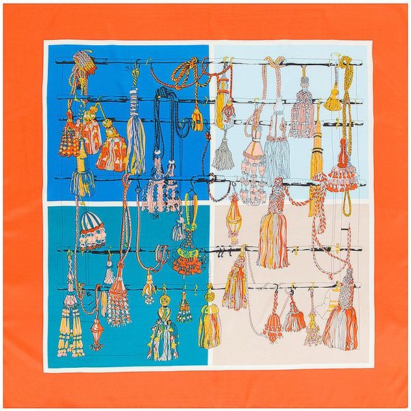 scarves 100x100cm 100% silk square scarf women rope tassel print bandana female designer shawl and wrap muslim lady foulard, Blue;gray
scarves 100x100cm 100% silk square scarf women rope tassel print bandana female designer shawl and wrap muslim lady foulard, Blue;gray