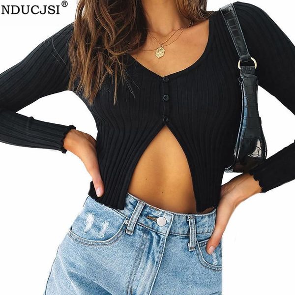 women's t-shirt nducjsi women black tees long buttons streetwear sleeve crop elegant femme party bodycon stretch split big size tee, White
women's t-shirt nducjsi women black tees long buttons streetwear sleeve crop elegant femme party bodycon stretch split big size tee, White