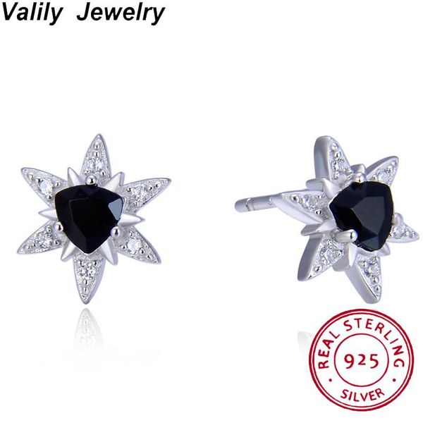 stud valily 925 sterling silver flower black cz earrings for women fashion jewelry brincos fine bijoux, Golden;silver
stud valily 925 sterling silver flower black cz earrings for women fashion jewelry brincos fine bijoux, Golden;silver