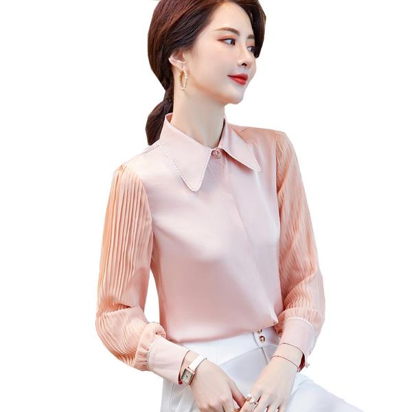 women's blouses & shirts arrival elegant blouse women ladies girl long pleated sleeve shirt green pink white s-5xl
women's blouses & shirts arrival elegant blouse women ladies girl long pleated sleeve shirt green pink white s-5xl