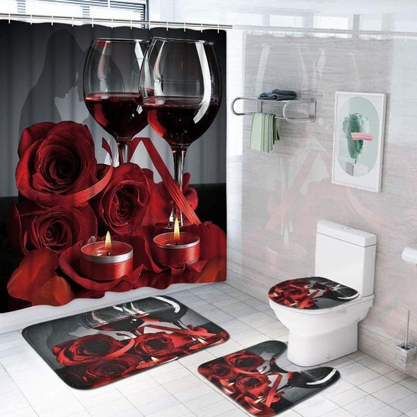 flowers rose shower curtain for bathroom decoration mats in the set curtains valentine's day room hall
flowers rose shower curtain for bathroom decoration mats in the set curtains valentine's day room hall