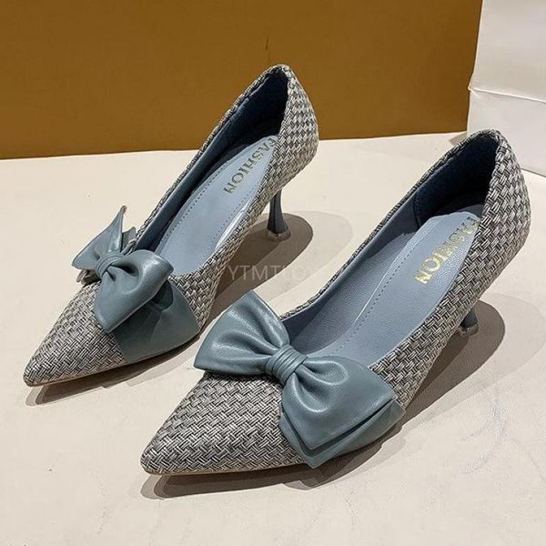 butterfly-knot pointed toe pumps women fashion high heels shoes slip on shallow weave mixed color zapatos de mujer, Black
butterfly-knot pointed toe pumps women fashion high heels shoes slip on shallow weave mixed color zapatos de mujer, Black