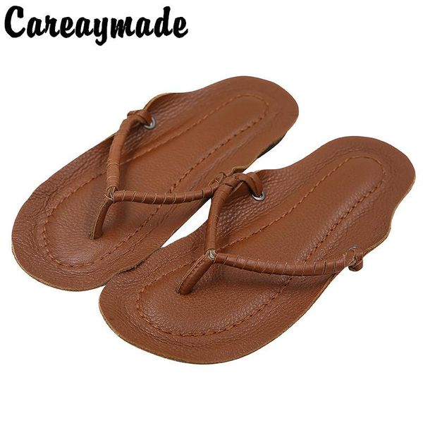 careaymade-layer cowhide sandal japanese series women's shoes clip foot soft sole summer slippers,4 colors slippers, Black
careaymade-layer cowhide sandal japanese series women's shoes clip foot soft sole summer slippers,4 colors slippers, Black