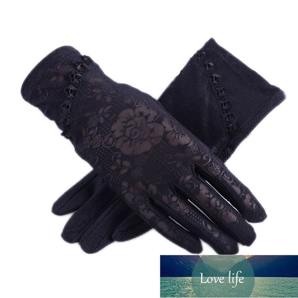 women' summer outdoor silk touch screen non-slip finger gloves lace ladies uv sunscreen driving gloves, Blue;gray
women' summer outdoor silk touch screen non-slip finger gloves lace ladies uv sunscreen driving gloves, Blue;gray