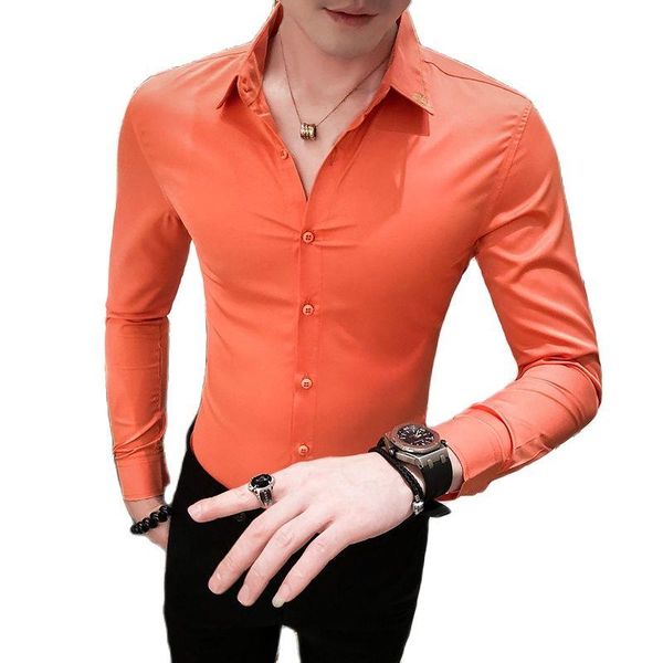 men's casual shirts 2021spring shirt british style long-sleeved korean self-cultivation multicolor overalls, White;black
men's casual shirts 2021spring shirt british style long-sleeved korean self-cultivation multicolor overalls, White;black