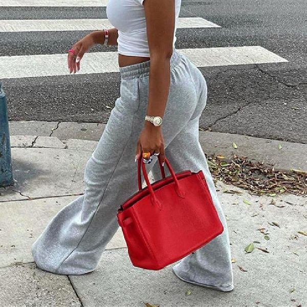 women's pants & capris casual wild sweatpants elastic high waist loose leg daily fitness jogger street all matching fitting grey trouse, Black;white
women's pants & capris casual wild sweatpants elastic high waist loose leg daily fitness jogger street all matching fitting grey trouse, Black;white